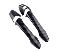 JXMFKBB Car Exterior Door Handle Cover Trim Cap Set Carbon Fiber Texture/Fit for Mercedes Benz W246 W204 W212 X204 W166 W117 LHD Black