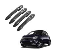 JXMFKBB Car Exterior Door Handle Cover Trim/Fit for Mercedes Benz Smart 453 Forfour 16-2021 Car Exterior Handle(Carbon Fiber Pattern)