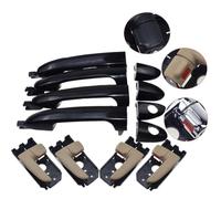 JXMFKBB Car Exterior Door Handle Door Handle/Fit for 1.8L 2.0L Kia Spectra Spectra5 Cerato 2004 2005 2006 2007 2008 2009 Front Rear Left Right LH RH car Door Handle Protector(Black Outside 4pcs)