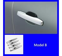 JXMFKBB Car Exterior Door Handle Exterior Door Handle Frame Decoration Covers Car Styling/Fit for Volvo XC60 2018 2019 ABS Doorknob Trim Strips Accessories car Door Handle Protector(Model B)