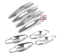 JXMFKBB Car Exterior Door Handle/Fit for Peugeot 3008 3008GT 5008 Accessories car Door Handle and Door Bowl Cover Trim ABS Chrome Exterior 2021-2018 car Door Handle Protector(Ordinary)
