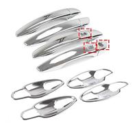 JXMFKBB Car Exterior Door Handle/Fit for Peugeot 3008 3008GT 5008 Accessories car Door Handle and Door Bowl Cover Trim ABS Chrome Exterior 2021-2018 car Door Handle Protector(Smart)