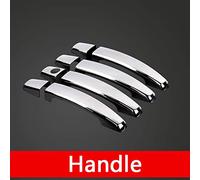 JXMFKBB Car Exterior Door Handle/Fit for Peugeot 307 307sw 307cc Accessories Chrome Trim Chromium Styling Door Handles Cover Sticker Exterior Decoration Car Styling car Door Handle Protector(Handle)
