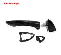 JXMFKBB Car Exterior Door Handles Car Right Side Door Handle Outer Outside RHD/Fit for BMW X5 E53 2000-2006 ABS Car Accessories(RHD Rear Right)