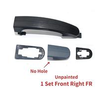 JXMFKBB Car Exterior Front Rear Left Right Door Handle Rubber Gasket Cover Cap/Fit for Ford Focus Kuga Escape C-Max Transit T150 T250 T350(1 Set Front Right FR)