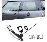 JXMFKBB Car Front Left Right Door Handle/Fit for BMW/Fit for Mini/Fit for Cooper R50-R59 51217198471 2002-2015 Exterior Door Handle Replacement(Left)