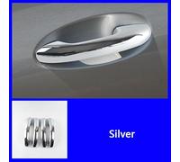 JXMFKBB Car Outer Door Handle Protective Cover Trim Decoration/Fit for Mercedes Benz C Class W206 2022 Automobile Exterior Gate Accessories(Silver)