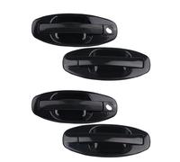 JXMFKBB Car Outside Door Kit/Fit for Hyundai Santa Fe 2001-2006 Exterior Door Handles 83660-26000 83650-26000 Black Car Accessories(4PCS)