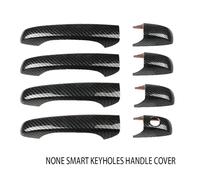 JXMFKBB Car Rearview Side Mirror Cover & Door Handle Cover Trim/Fit for 2011-2021 Jeep Grand Cherokee and Dodge Durango Auto Parts(None Smart Carbon)