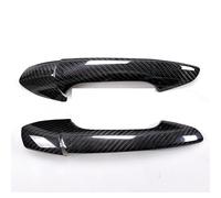 JXMFKBB Carbon Fiber 2 Car Exterior Door Handle Cover Trims External Accessories/Fit for Mercedes Benz W204 C Class C250 Coupe 2013(LHD)