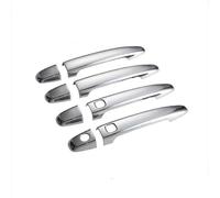 JXMFKBB Chrome Car Door Handle Cover Trim Set Accessories Sticker Car Styling/Fit for Toyota Noah/Fit for Voxy Esoure Nav1 2001-2013(2 Buttons)