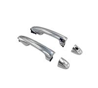 JXMFKBB Chrome Door Outer Handle with Cap/Fit for Toyota Pickup hilux Revo 2015-2018(Front Left)