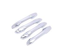 JXMFKBB Door Handle Cover Trim/Fit for Kia Sorento 2021 2022 2023 Carbon Fiber Car Door Handles Catch Molding Covers Exterior Accessories(ABS Chrome)
