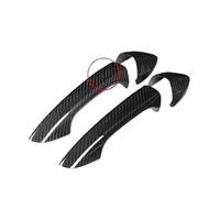 JXMFKBB Dry Carbon Material Car Exterior Door Handle Cover Trim/Fit for Mercedes Benz A B C E S CLS GLA W117 W205 W212(2 Doors no Induction)