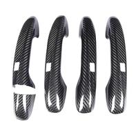 JXMFKBB Dry Carbon Material Car Exterior Door Handle Covers/Fit for Mercedes Benz A B C E S CLS GLA W117 W205 W212 Left and Right Driver(4 Doors Left Driver)