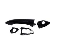 JXMFKBB Exterior Outside Door Handle Front Rear Left Right Driver Passenger/Fit for BMW X5 E53 3.0i 2000-2006 51218257737, 51218257738 New(Front Left with Hole)