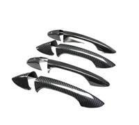 JXMFKBB /Fit for Mercedes-Benz B-Class W246 2012-2019 Car Accessories Real Carbon Fiber Door Handle Cover Frame Sticker Exterior Trim Bodykit(4 Doors-NO Sensor)