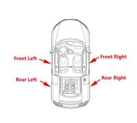 JXMFKBB /Fit for Mercedes-Benz S-Class W221 S300 S350L S500 S600 2006-2013 Exterior Door Handles Keyless Go(1 PCS Front Right)