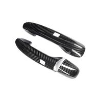 JXMFKBB /Fit for Mercedes-Benz S-Class W222 2014-2020 Car Accessories Real Carbon Fiber Door Handle Cover Frame Sticker Exterior Trim Bodykit(2 Doors-2 SENSORS,RHD)