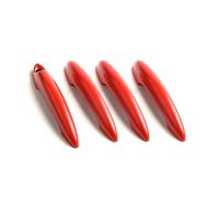 JXMFKBB /Fit for MINI Cooper S JCW R60 Countryman 2011-2016 Black Exterior Door Handle 4 Pcs Cover Protective Case Car-Styling Accessories(Red)