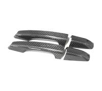 JXMFKBB /Fit for Range Rover Evoque L538 2012-2018 Accessories Real Carbon Fiber Door Handle Cover Frame Sticker Exterior Trim Bodykit(2 Doors-NO Sensor,RHD)