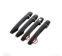 JXMFKBB /Fit for Toyota Avalon XX40 40 2013 2014 2015 2016 2017 2018 Glossy Black Car Door Handle Cover Pad Sticker Styling Accessories(Keyless Entry)