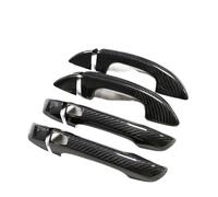 JXMFKBB /Fit for Volkswagen Golf MK6 2008-2012 Accessories Real Carbon Fiber Door Handle Cover Frame Sticker Exterior Trim Bodykit(4 Doors-2 SENSORS,LHD)