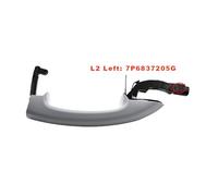JXMFKBB Left Or Right Side Exterior Door Handle 7P6837205G 7P6837206G 7P6837205D 7P6837206D /Fit for Volkswagen Touareg 2011-2017(Left)