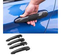 JXMFKBB LHD RHD Carbon Fiber Exterior Door Handle Cover Trims/Fit for BMW F30 F31 F32 F33 F34 F36 E70 E71 E84 F25 F26 F20 Accessories(LHD A)