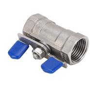 Jxngery 1/2in NPT DN15 Ball Valve 304 Stainless Steel Female Thread Pipe Fitting Valve with Butterfly Handle