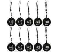 Jxngery 10 Pcs NFC Card 8Kbit Storage 13.56MHZ 106KBoud Rewritable Access Tag IC Card
