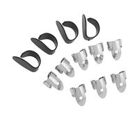 Jxngery 12Pcs Guitar Finger Pick Bass Thumb Protector Instrument Accessory Set Kit for Playing