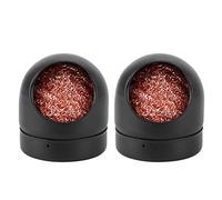 Jxngery 2PCs Soldering Iron Tip 599B Indsutrial Tool Cleaning Wire Round-Shaped Black Carbon Steel