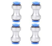 Jxngery 4Pcs 3D Printer Feed Pipe Connector Alloy PTFE Feed Tube Connector for P1P P1S X1 X1E