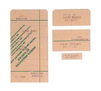 Jxngery 4Pcs Acrylic Templates Durable Reusable Transparent Clear DIY Leather Models Boards for Card Holder Making