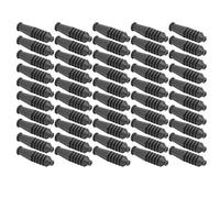 Jxngery 50Pcs Mountain Bike V Brake Noodle Bend Cover Bicycle Brake Line Rubber Dustproof Sleeves