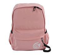 Jxngery Backpack Casual Large Capacity Oxford Cloth 5.5cm Wide Straps Music School Backpack for Daily Life (Pink)