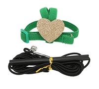 Jxngery Bird Harness Leash Stretchy Adjustable Lightweight Parrot Flying Traction Rope for Budgies Lovebirds (S)