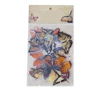 Jxngery BUTTERFLY STICKERS VINTAGE ADHESIVE PET STICKER SCRAPBOOK NOTEBOOKS FOR DIY SCRAPBOOKING JOURNALING