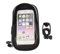 Jxngery Cycle Phone Front Frame Bag Water Proof 360° Rotation Front Visor Design Touch Screen Cycle Phone Holder Case (Black)