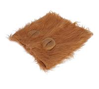 Jxngery Dog Lion Mane Light Brown Pet Headgear Costume Wig Decoration Tool for Dog Performing Cosplay