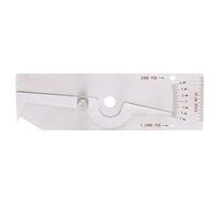 Jxngery Fillet Weld Set Gage Gauge Welding Inspection Test Ulnar Stainless Steel L Undercut Ruler