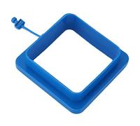 Jxngery Fish Feeding Ring Square Shape Fish Safe Floating Food Feeder Circle With Suction Cup for Aquarium Fish Tank