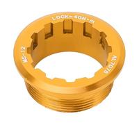 Jxngery Flywheel Lock Cover Aluminum Alloy Flywheel Ring Cover for M7100 M6100 M8100 12 Speed Flywheel (Gold)