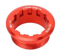 Jxngery Flywheel Lock Cover Aluminum Alloy Flywheel Ring Cover for M7100 M6100 M8100 12 Speed Flywheel (Red)