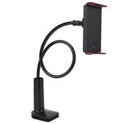 Jxngery Gooseneck Mount Adjustable Live Broadcast Support with Clip Guitar Bass Head Phone Flexible Bracket Lazy Tablet Stand Mobile Adjustable Guitar Cell Phone Holder (Black)
