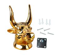 Jxngery Guitar Hanger Exquisite Bull Shape Strong Load Bearing Metal Guitar Wall Mount Holder Bass Ukulele Hook for Convenient Storage