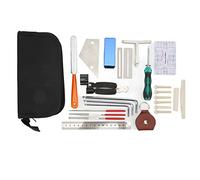 Jxngery Guitar Repairing Maintenance Tool Kit Set String Changing Tuning Wrench Leveling Ruler for Guitar Lovers Craftsmen
