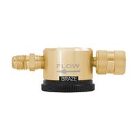 Jxngery Nitrogen Purge Tool 1/4 Inch Connector N2 Gas Flow Pressure Regulator Brazing Tool for HVAC