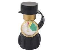 Jxngery Tank Gas Gauge Leak Detector Level Indicator Pressure Meter Universal Adapter for RV Camping Barbecue Oven